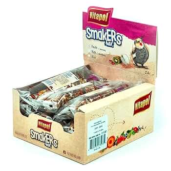 A&E Vitapol Smakers Cockatiel Treat Sticks - Fruit - 12pc Display
