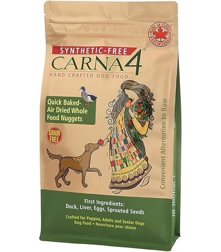 Carna4 Grain Free Goat Easy Chew Air-Dried Dog Food, 2.2 lb