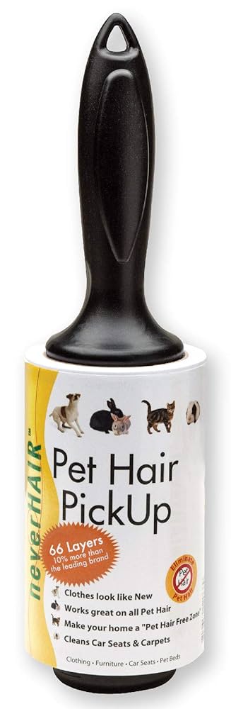 Savory Prime Never-Hair Pick Up Roller - Pet Hair Remover, 9.5 inch Large Roller
