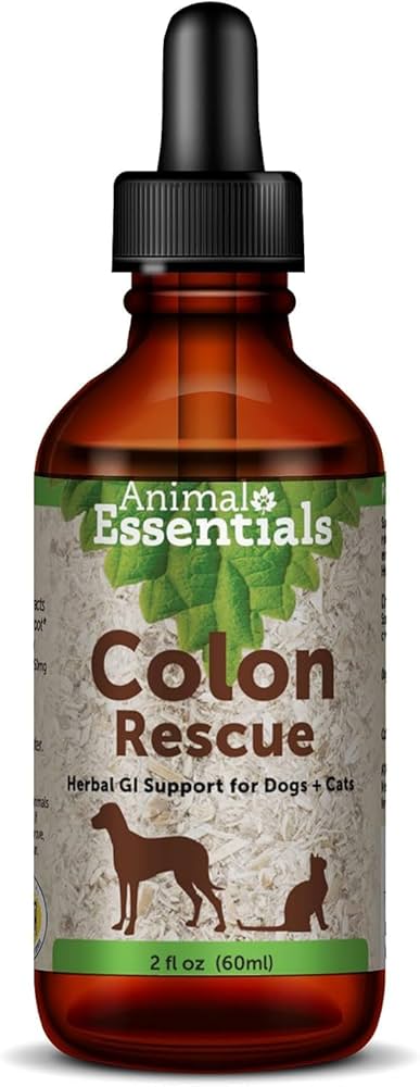 Animal Essentials Colon Rescue Herbal Formula for Dogs & Cats - 2 oz