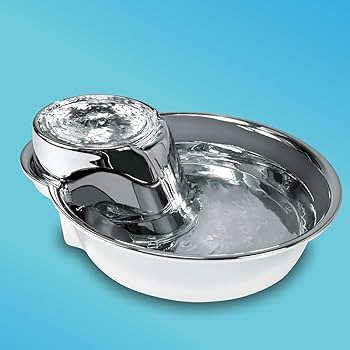 Pioneer Pet Big Max Stainless Steel Pet Water Fountain - 128oz/3.8L