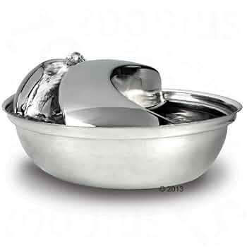 Pioneer Pet Raindrop Stainless Steel Fountain - 60 oz Pet Drinking Waterer