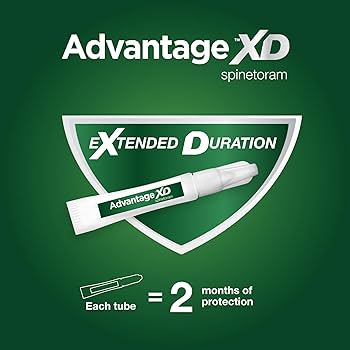 Advantage XD Small Cat Flea Prevention & Treatment, 1.8-9 lbs, 2-Month Protection (4 Doses)