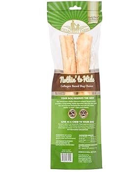 Fieldcrest Farms Nothin' to Hide Chicken Roll Dog Chews, Large 10 inch, 2-Pack, Rawhide Alternative