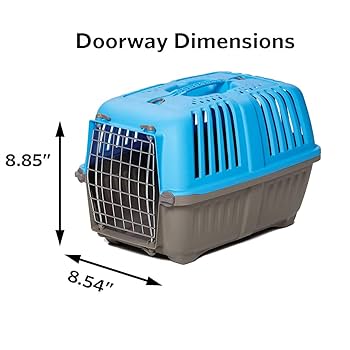 Midwest Spree 22-Inch Pet Carrier - Blue - Small Dog, Cat, Small Animal Carrier
