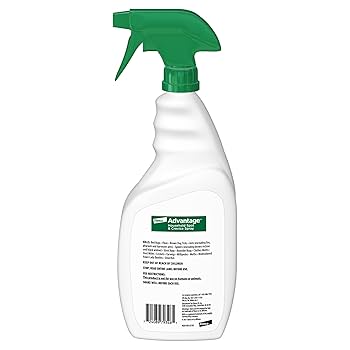 Advantage Household Spot & Crevice Spray - Flea, Tick & Bed Bug Killer - 24 oz