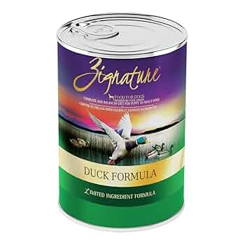 Zignature Duck Formula Grain-Free Limited Ingredient Wet Dog Food, 13 oz Can (Single Can)