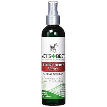 Vet's Best Bitter Cherry Spray for Dogs - Anti Chew, Licking Deterrent - 7.5 oz