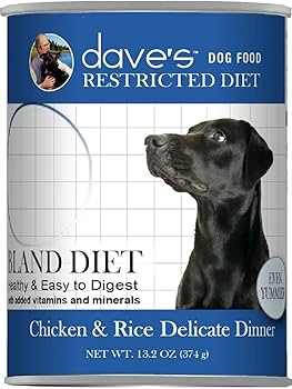 Dave's Restricted Diet Bland Chicken & Rice Canned Dog Food, 13.2 oz Single Can