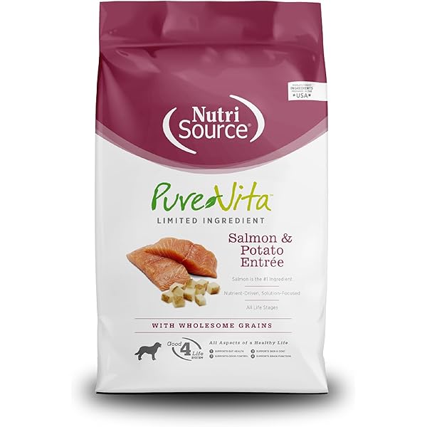 NutriSource Pure Vita Salmon & Potato Dry Dog Food - 15 lb Bag