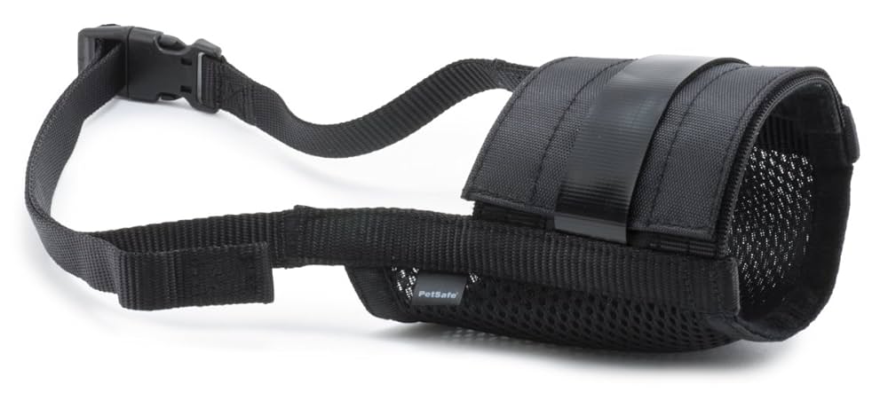 PetSafe Black Nylon Dog Muzzle - Extra Large, Training & Safety