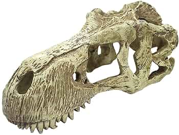 Komodo T-Rex Skull Reptile Hideout - Extra Large Terrarium Decoration