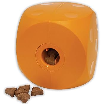 OurPets Buster Food Cube Dog Toy - Interactive Treat Dispensing Puzzle (Small, Color Varies)