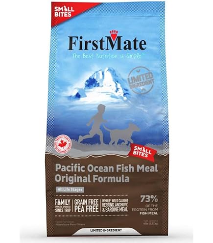 FirstMate Pacific Ocean Fish Weight Control & Senior Dog Food, 14.5 lb Grain-Free LID