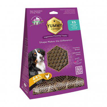 Yummy Combs Ingenious Flossing Dog Treats, Large, Chicken Flavor, Single Treat
