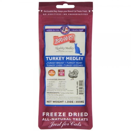 BRAVO 294129 Healthy Medley Turkey with Organs for Pets, ...