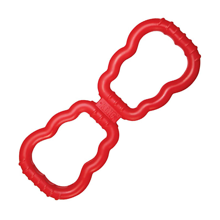 KONG Tug Toy - Durable Rubber Dog Toy for Tug of War - Medium to Large Dogs