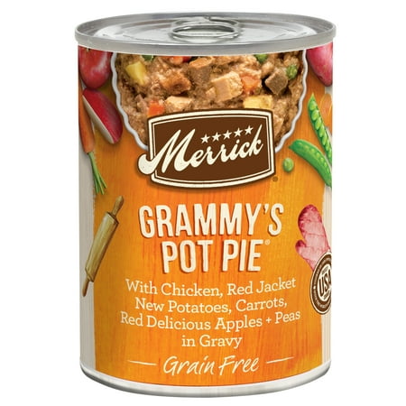 Merrick Grain Free Grammy's Pot Pie Wet Dog Food, 12.7 oz Can - Chicken Recipe