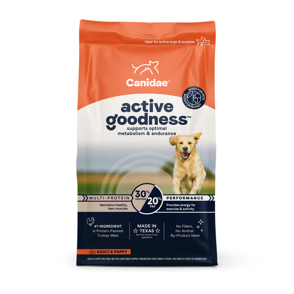 Canidae Active Goodness Multi-Protein Dry Dog Food, 30 lb Bag