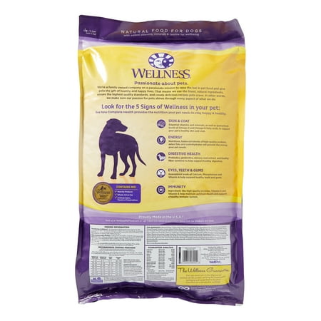 Wellness Complete Health Chicken & Oatmeal Recipe Dry Dog Food, 15 lb Bag