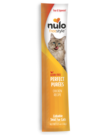 Nulo Freestyle Perfect Puree Chicken Cat Treat - Grain-Free Lickable .5oz Single