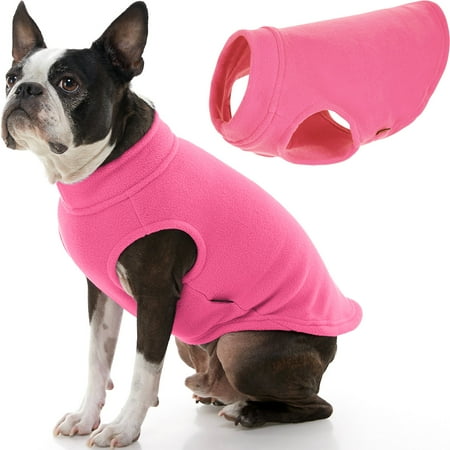 Gooby Stretch Fleece Vest Dog Sweater - Pink - X-Large