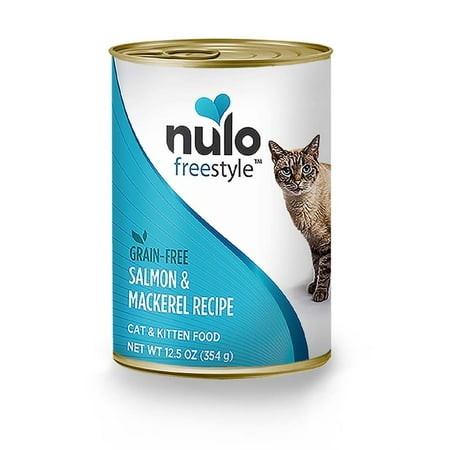 Nulo Grain Free Canned Wet Cat Food (Salmon & Mackerel, 12 oz, Case of 12)