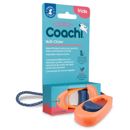 Coachi Multi Clicker - 3 Sound Adjustable Dog Training Clicker