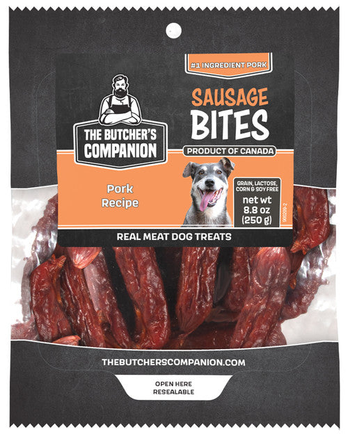 The Butcher's Companion Sausage Bites Beef & Veggie Dog Treats