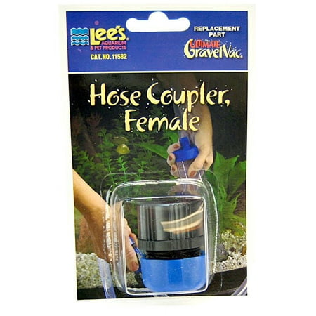 Lee's The Ultimate Hose Coupler Female - for Gravel Vac Kit, 1/2in Tubing Connector