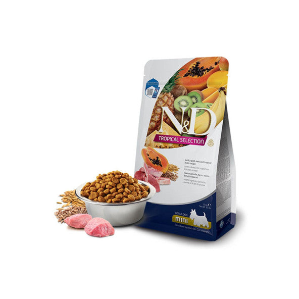 Farmina N&D Tropical Selection Lamb Adult Mini Breed Dry Dog Food - 11 lbs