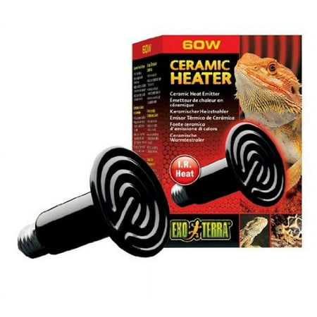 Exo Terra Ceramic Heater - 60W - Reptile Heat Lamp - PT2045