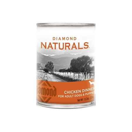 Diamond Naturals Chicken Dinner Dog Food - Adult & Puppy, 13.2 oz Can