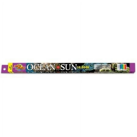 Zoo Med Ocean Sun 10000K T8 Aquarium Bulb - 48 inch, 32W - Deep Water Effect