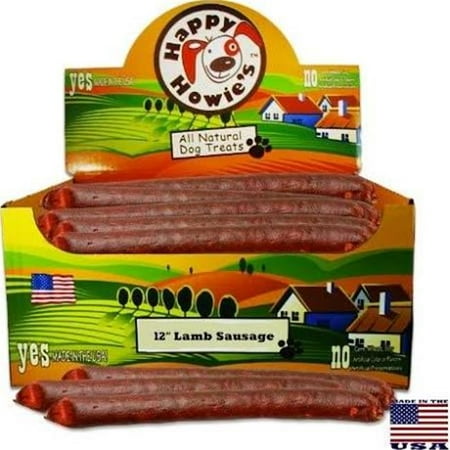 PF 50952234 12 in. Happy Howie Lamb Sausage for Dog  Pack...