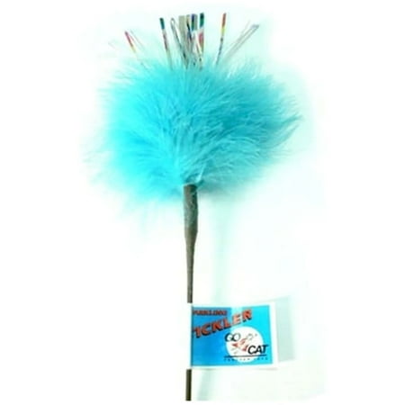 GoCat Sparkling Tickler Feather Wand Cat Toy, 18 inch, Assorted Colors