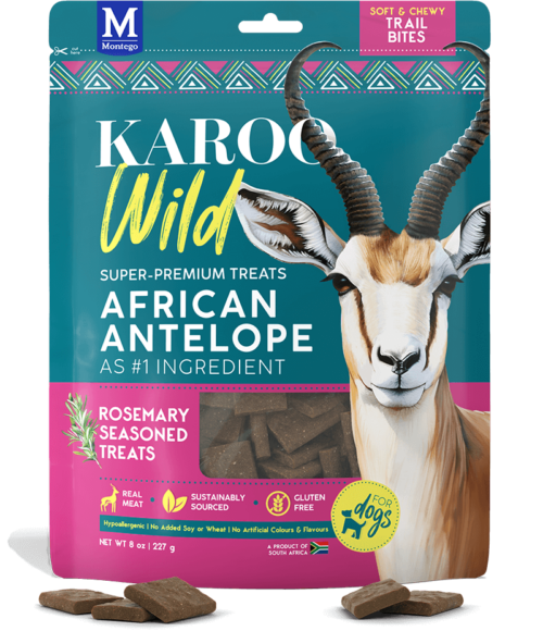 Karoo Wild Rosemary Antelope Dog Treats 4 oz