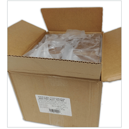 Steve's Real Food Turkey Patties - BARF Diet - Raw Frozen Dog & Cat Food - 20lb Bulk