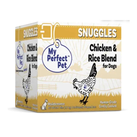 My Perfect Pet Snuggle's Chicken & Rice Dog Food, Gently Cooked, 4 lb Carton