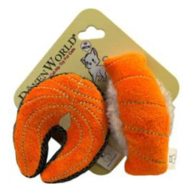 Doyen Salmon Cat Toy 2-Pack with Catnip