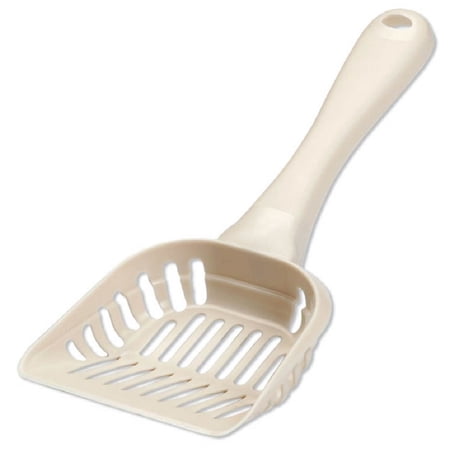 Petmate Large Litter Scoop with Microban - Bleached Linen Cat Litter Sifter
