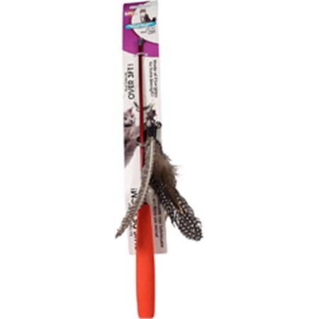 Ethical Pet Spot Telescoping Kitty Teaser Wand Cat Toy - 15-38" Assorted Colors