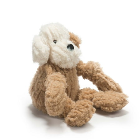HuggleHounds Huggle Mutts LuLu the Mutt Knottie Plush Dog Toy - Small Squeaky Toy