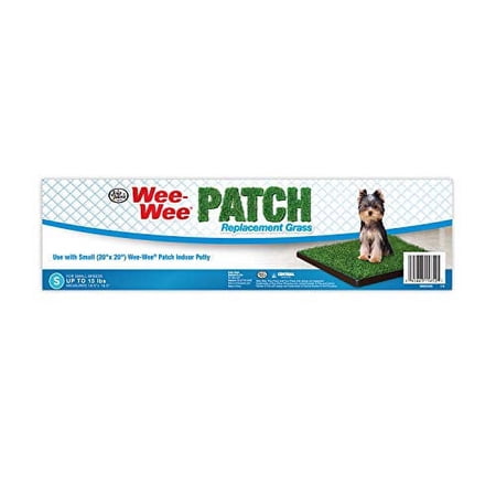 Four Paws Wee Wee Patch Replacement Grass - 19" x 19" Small Dog Potty Artificial Turf