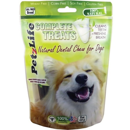 PetzLife Natural Dental Chews for Small Dogs, 8 oz, 14 Count