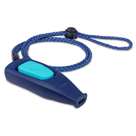 Coachi Whizzclick Dog Training Clicker & Whistle - Navy Blue - Company of Animals