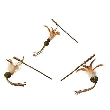 Ethical Pet Silver Vine Teaser Wand Cat Toy - Assorted Styles
