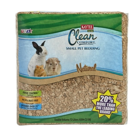 Kaytee Forti-Diet Clean Comfort Small Animal Bedding  Nat...