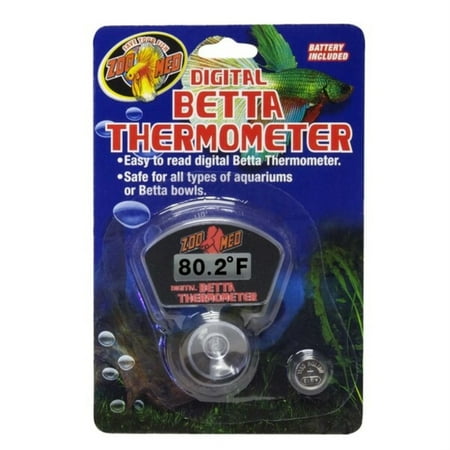Zoo Med Digital Betta Thermometer - Aquarium Temperature Reader
