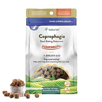 NaturVet Scoopables Coprophagia Stool Eating Deterrent for Dogs - 11oz